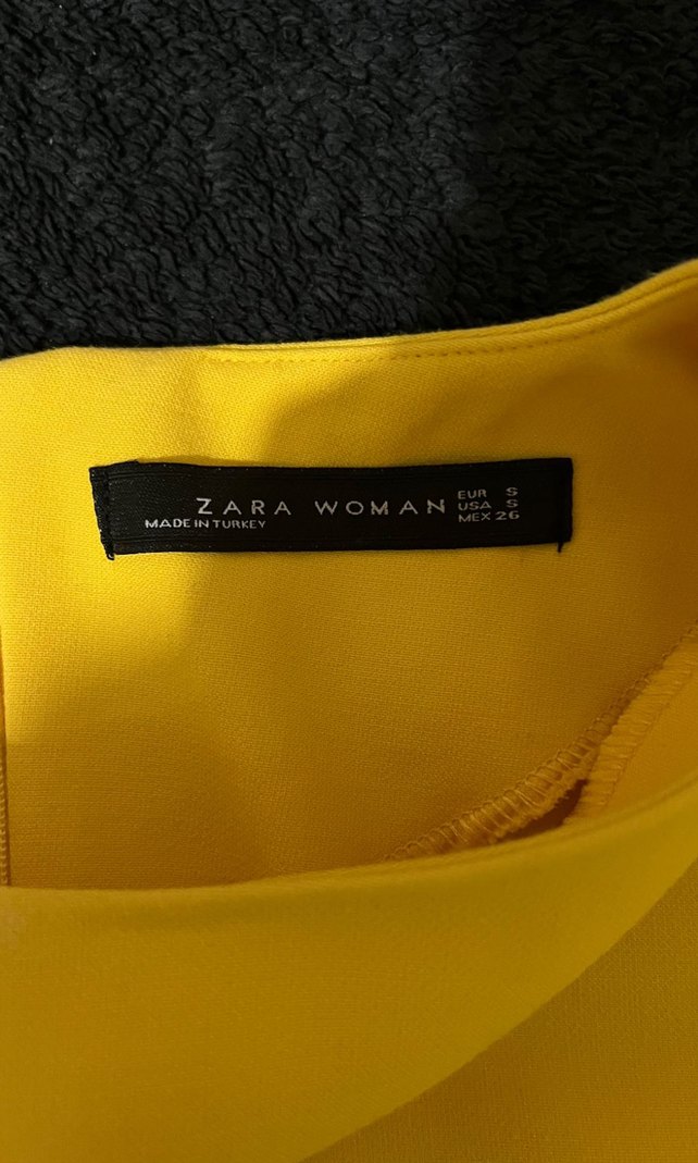 Sarı Midi Kadın Elbise - Görsel 4