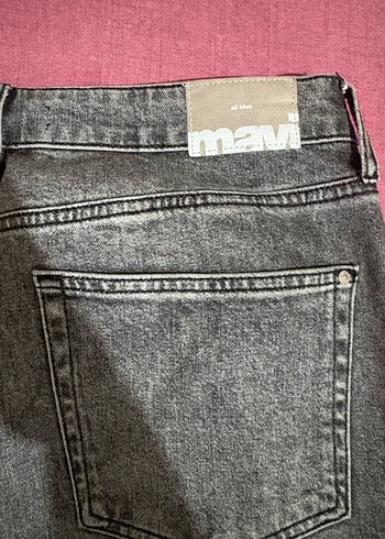 Gri Kadın Kot Pantolon - Görsel 4