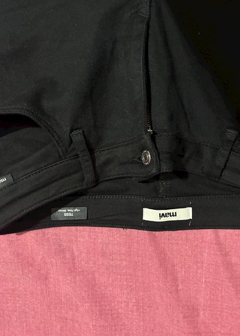 Siyah Kadın Normal Kesim Kot Pantolon - Görsel 3