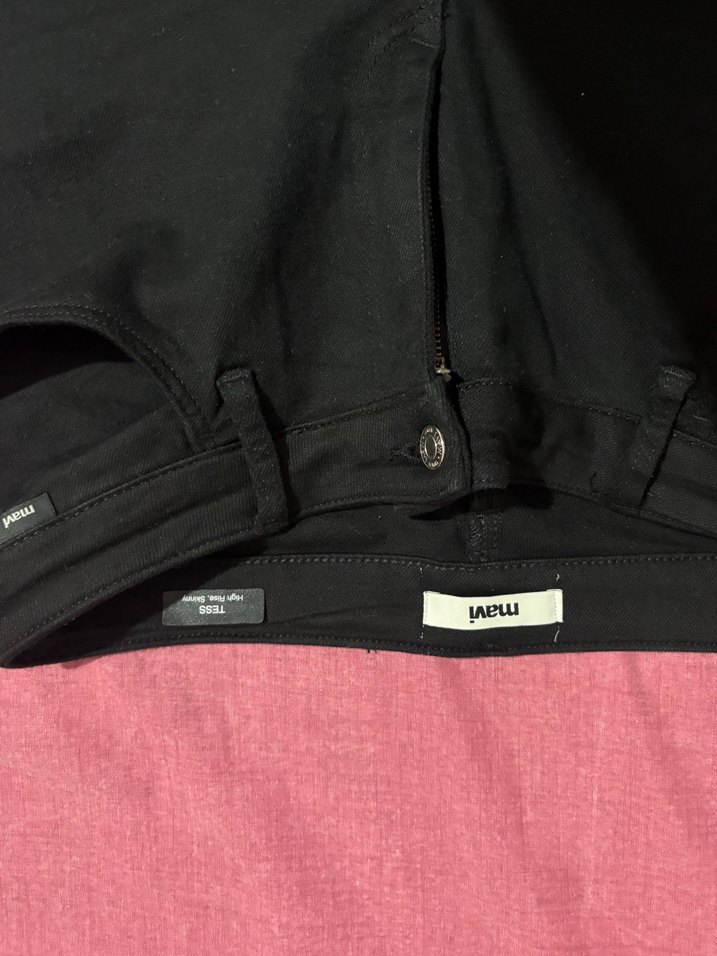 Siyah Kadın Normal Kesim Kot Pantolon - Görsel 3