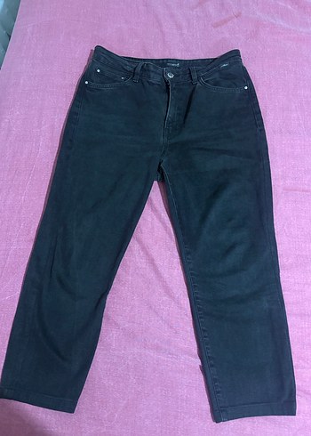 Siyah Kadın Kot Pantolon - Görsel 2