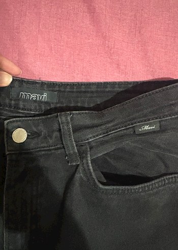 Siyah Kadın Kot Pantolon - Görsel 3