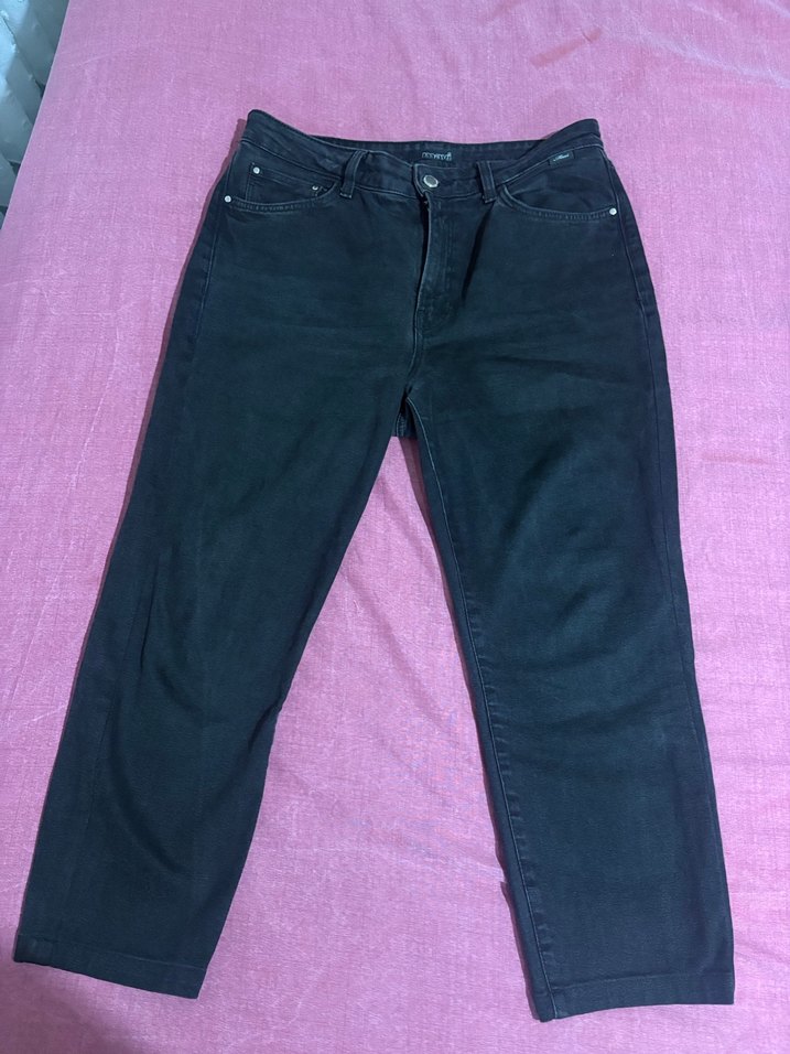 Siyah Kadın Kot Pantolon - Görsel 2