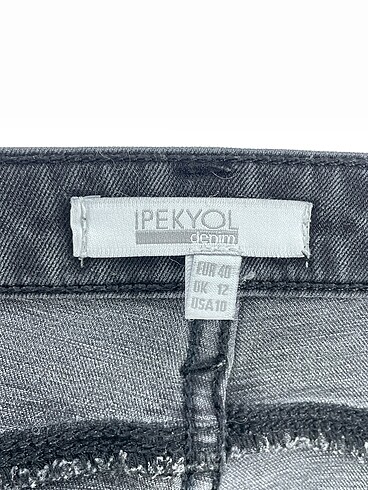 40 Beden gri Renk ipekyol Jean / Kot %70 İndirimli.