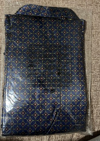 Mavi Desenli Erkek Pijama Takımı - Görsel 3