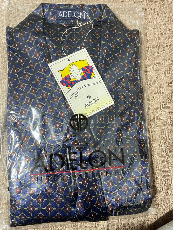 Mavi Desenli Erkek Pijama Takımı - Görsel 2