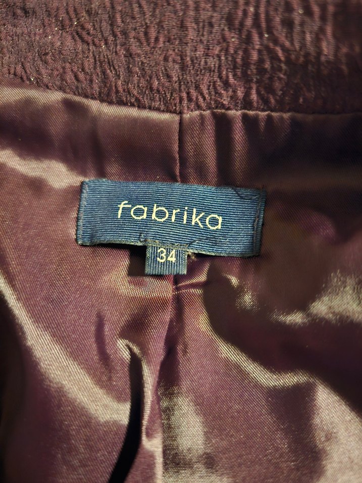 Bordo Kadın Fabrika Ofis Blazeri - Görsel 3