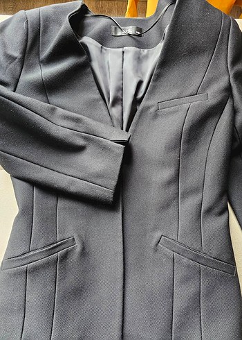 siyah ADL marka kalın Kadın Blazer - Görsel 5