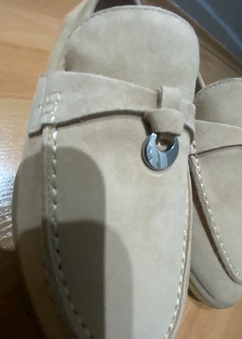 37,5 Beden çeşitli Renk Steve Madden Ayakkabı ORJİNAL Bej Süet Loafer