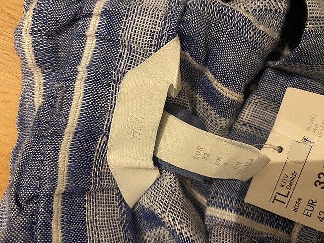 xs Beden mavi Renk H&M şort