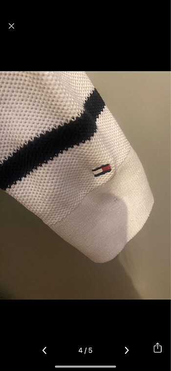 l Beden beyaz Renk Orjinal Tommy Hilfiger triko kazak sweat