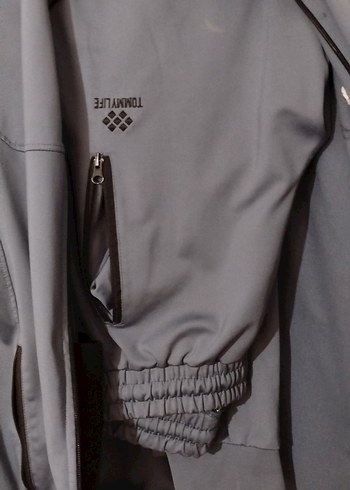 indigo mavi Fermuarlı Erkek Spor eşofman takımı - Görsel 3