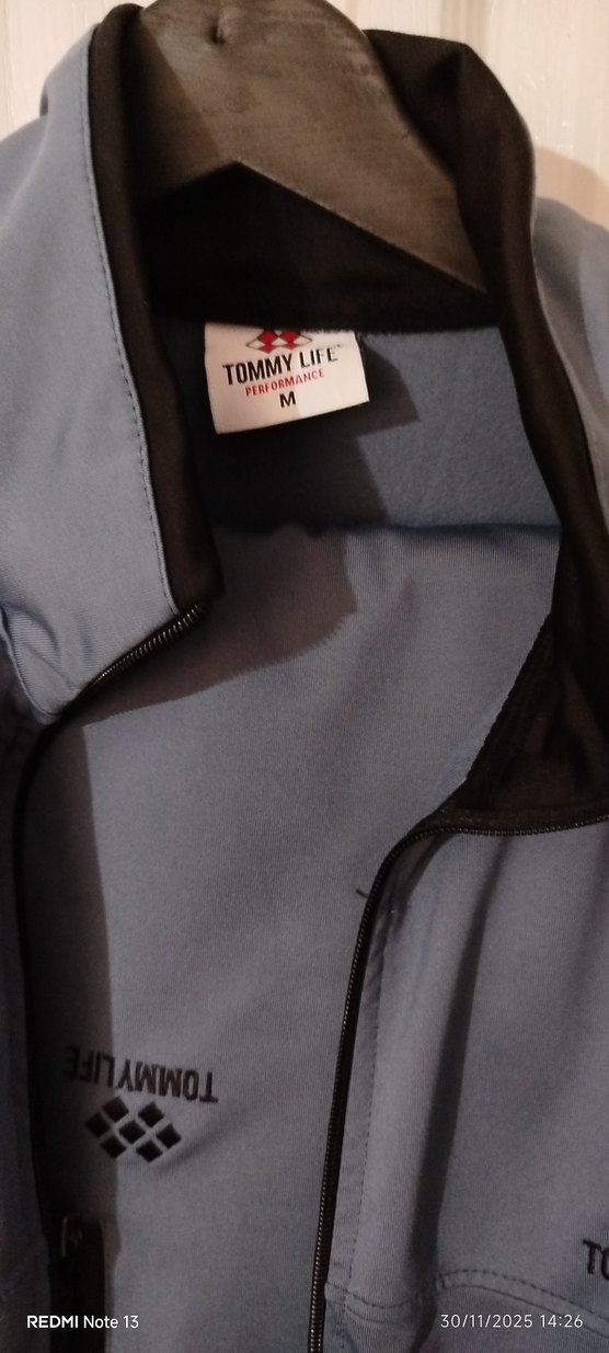 indigo mavi Fermuarlı Erkek Spor eşofman takımı - Görsel 2