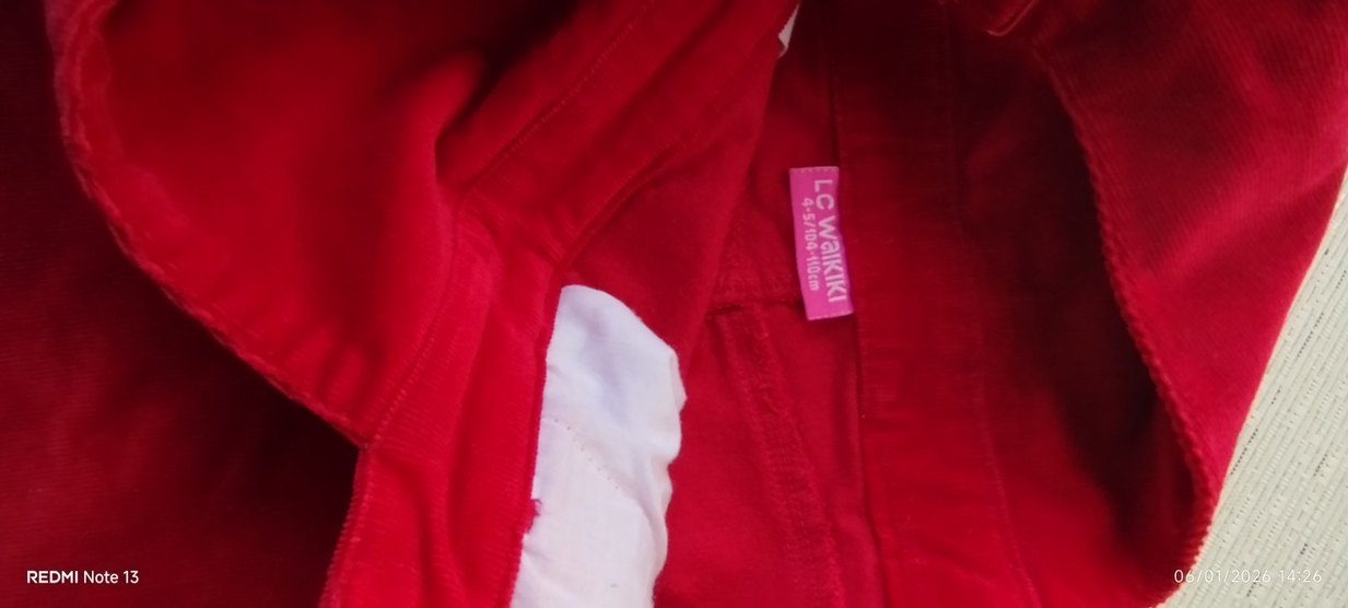 Bordo Düğmeli kadife salopet elbise - Görsel 2