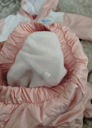 Pembe Nakışlı Bebek Kız Takımı - Görsel 3