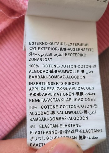 Benetton Kız Çocuk Pembe Fermuarlı Sweatshirt - Görsel 5