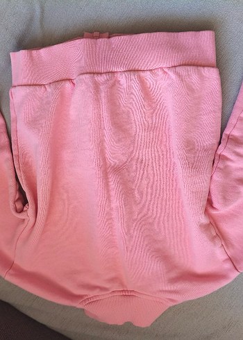 Benetton Kız Çocuk Pembe Fermuarlı Sweatshirt - Görsel 2
