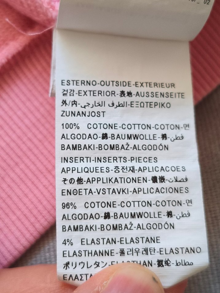 Benetton Kız Çocuk Pembe Fermuarlı Sweatshirt - Görsel 5