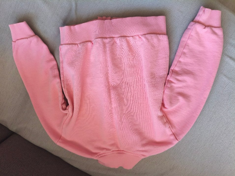 Benetton Kız Çocuk Pembe Fermuarlı Sweatshirt - Görsel 2