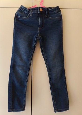 H&M Kız Çocuk Lacivert Bol Kesim Kot Pantolon - Görsel 2