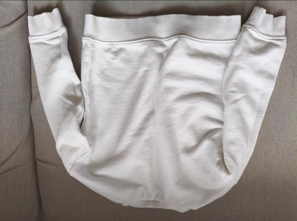 Benetton Kız Çocuk Beyaz Sweatshirt Baskılı - Görsel 3