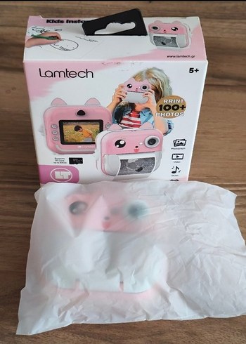 Lamtech 5+ Yaş Çocuk Fotoğraf Makinesi Pembe - Görsel 2