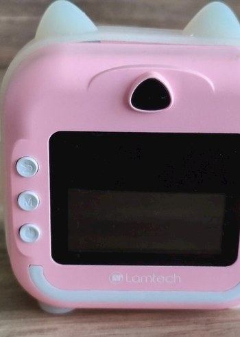 Lamtech 5+ Yaş Çocuk Fotoğraf Makinesi Pembe - Görsel 4