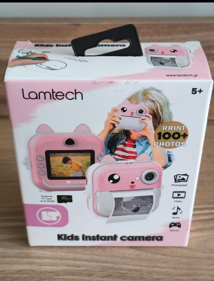 Lamtech 5+ Yaş Çocuk Fotoğraf Makinesi Pembe - Görsel 5