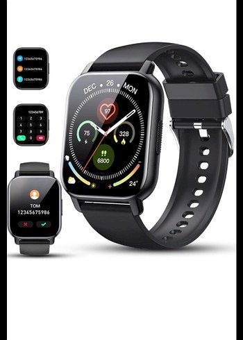 Smart Watch Siyah Akıllı Saat - Görsel 5