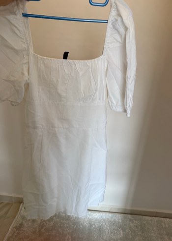 H&M beyaz elbise - Görsel 5