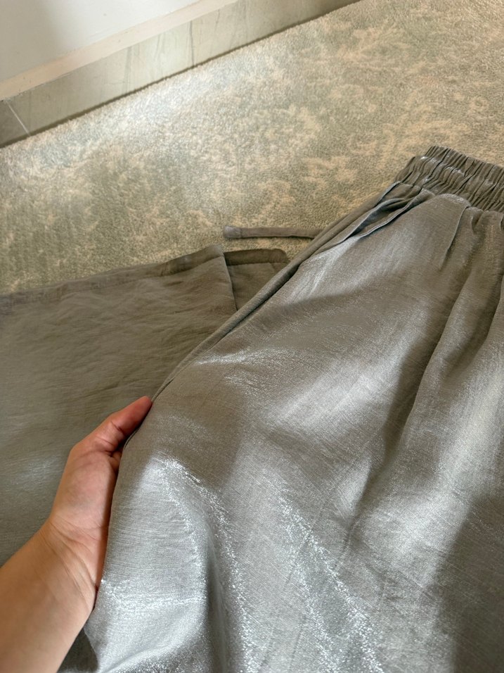 saten Keten Pantolon - Görsel 2