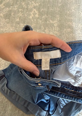 Kadın Kısa Kot Şort hm - Görsel 2