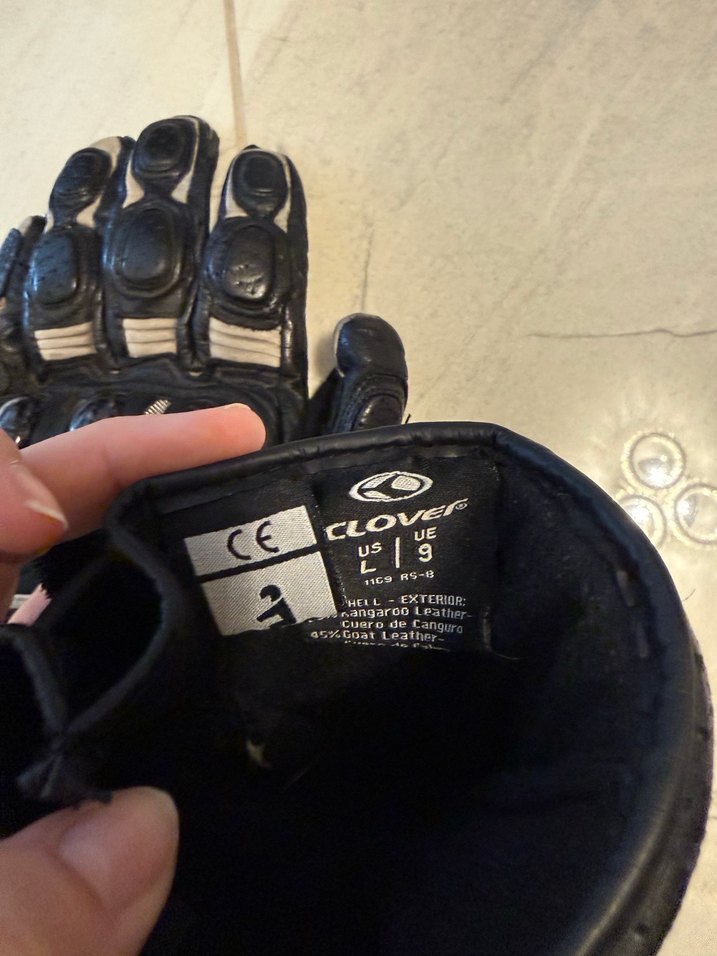 Carbo Flame Kanguru derisi motorsiklet eldiveni - Görsel 5