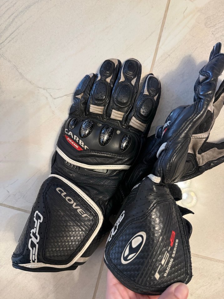 Carbo Flame Kanguru derisi motorsiklet eldiveni - Görsel 3