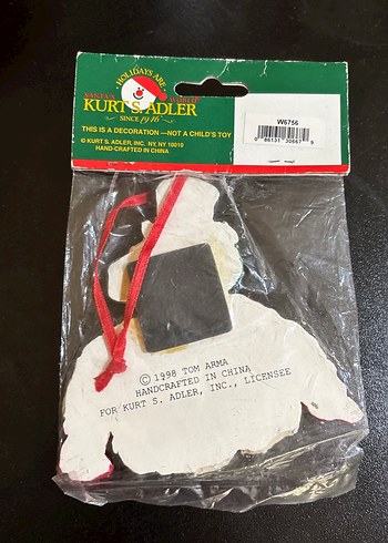 KURTS ADLER Yılbaşı Kardan Adam Fotoğraflı Magnet - Görsel 3