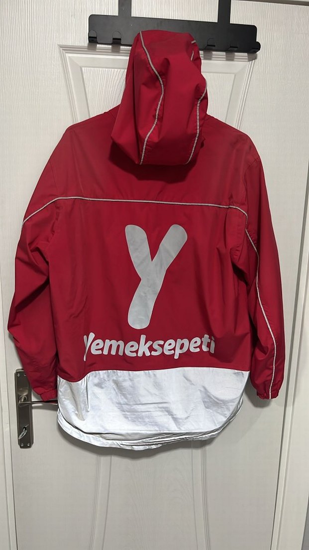 Yemek Sepeti yağmurluk - Görsel 2