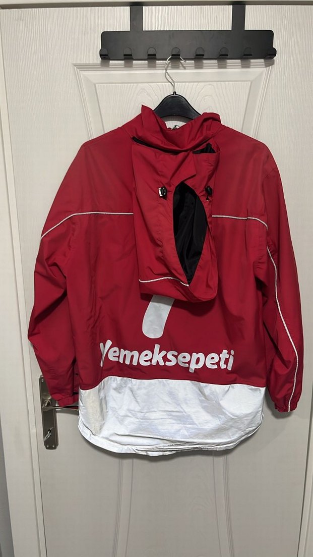 Yemek Sepeti yağmurluk - Görsel 3