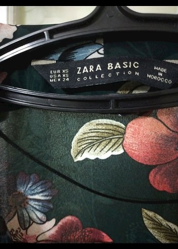 Çiçek Desenli V Yaka Kadın Bluz - Görsel 2