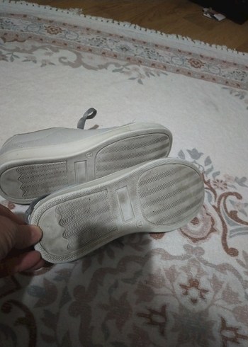 Gri Bağcıklı Kadın Spor Ayakkabı - Görsel 4