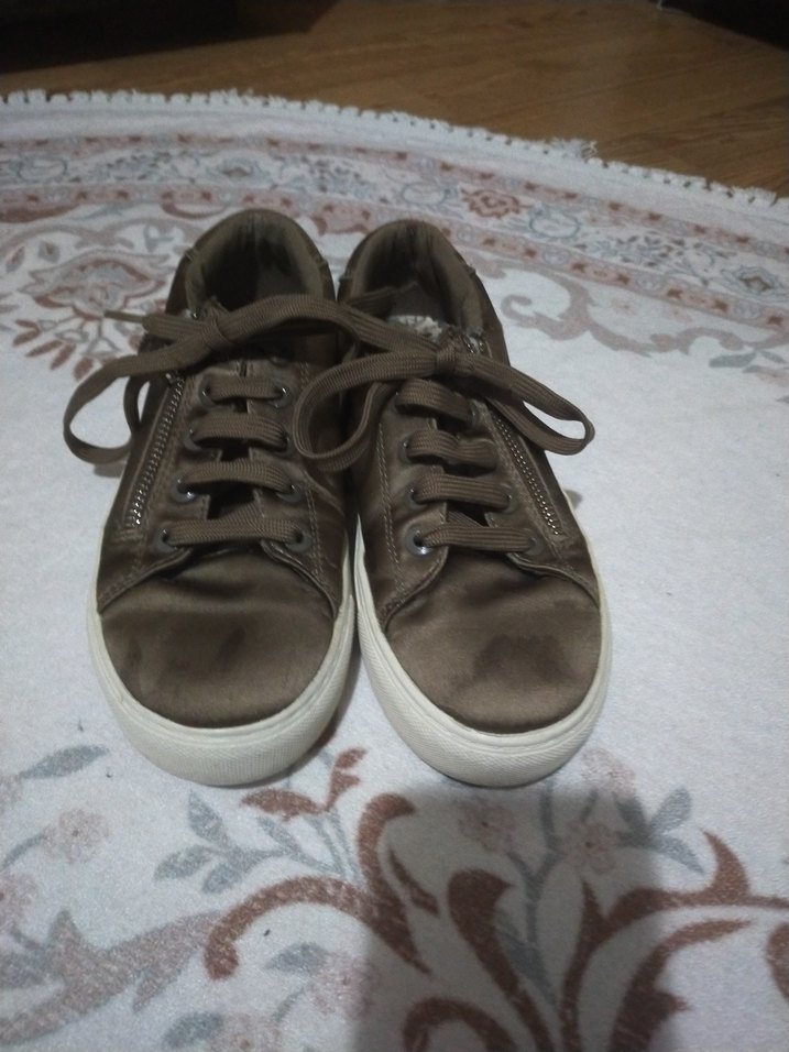 Kahverengi Süet Fermuarlı Spor Ayakkabı - Görsel 2