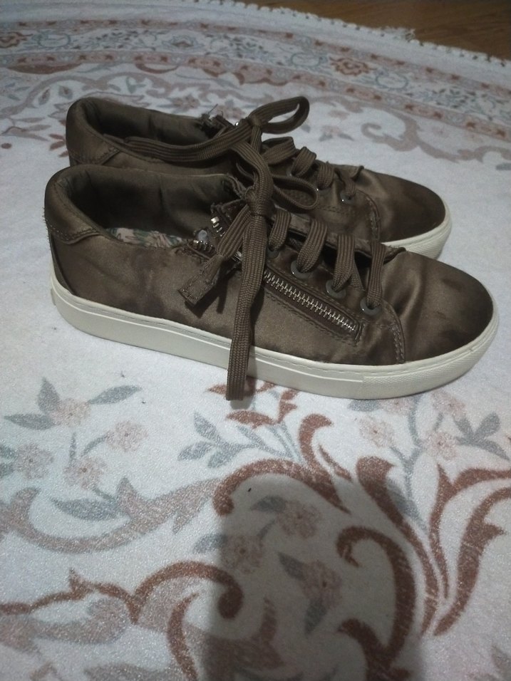 Kahverengi Süet Fermuarlı Spor Ayakkabı - Görsel 3