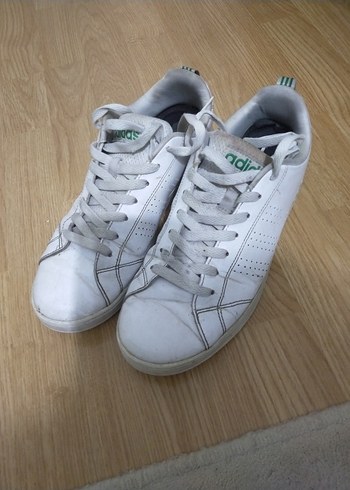 Beyaz Bağcıklı erkek Sneakers - Görsel 2