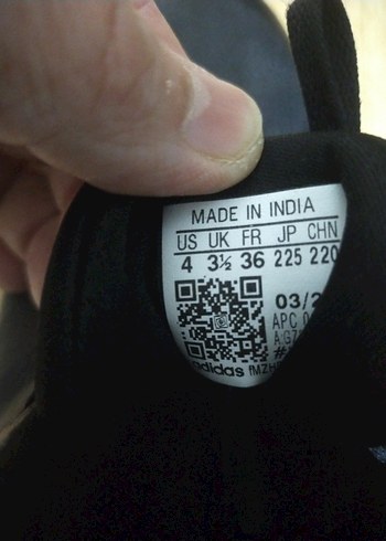 Siyah Kadın Spor Ayakkabı - Görsel 4