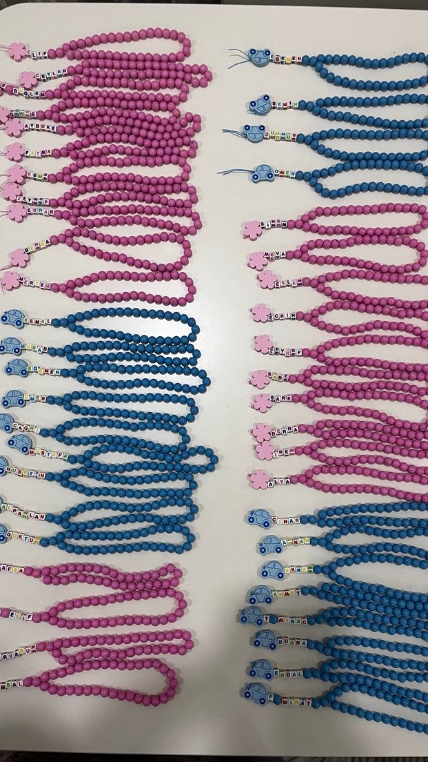 Erkek Çok Renkli Tesbihler Minimalist Stil - Görsel 2