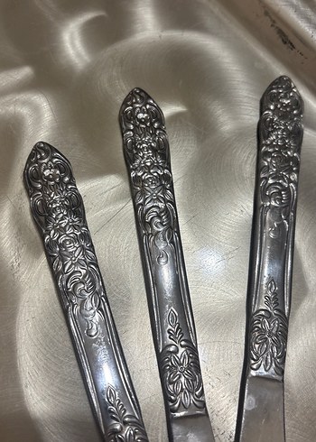 Gri Desenli Bıçak Seti - Görsel 2