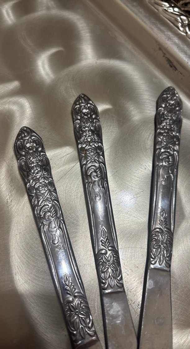 Gri Desenli Bıçak Seti - Görsel 2