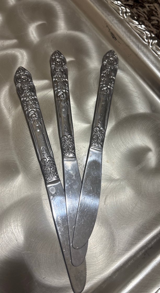 Gri Desenli Bıçak Seti - Görsel 3