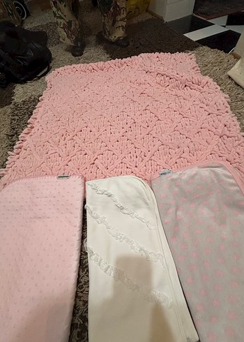 Bebek battaniyesi 4 tane tek fiyat - Görsel 9