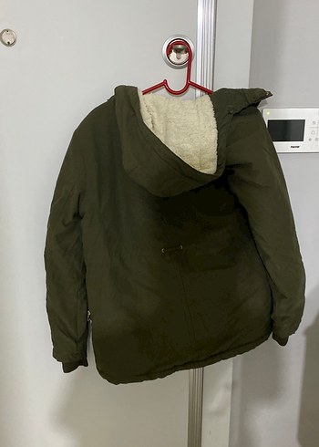 Kadın Haki Midi Düğmeli Ceket - Görsel 10