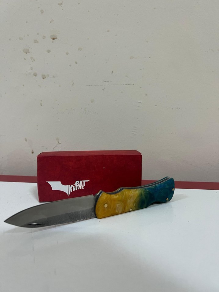 Çok Renkli Saplı Katlanır Bıçak - Görsel 3